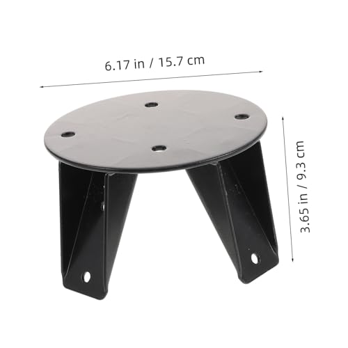 Base de acero negro Mikinona compatible con sillas de escritorio 3