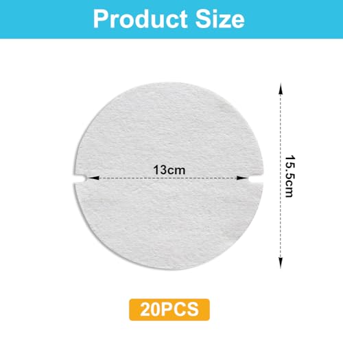Pack of 20 Stove Pipe Gaskets, Stove Pipe Cleaning Flap for Pipes Diameter 120 to 150 mm - Image 2
