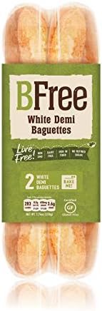 BFree Foods Bake at Home Gluten Free Baguettes -bread – Par Baked Baguettes - 2 Per Pack, 7.76 Ounce