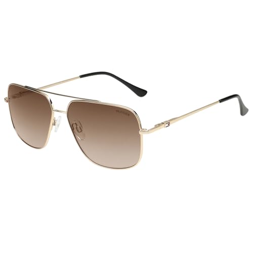Image of Tommy Hilfiger Men Rectangular UV Protected Sunglasses