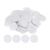sourcing map 300 Stück Runde Bastelfilz 40mm, Filzkreise Handwerk Filz Pads Vliesstoff Filzkissen für Nähen, DIY Projekt, Bastelarbeiten, Handwerk, Decoration (Weiß)