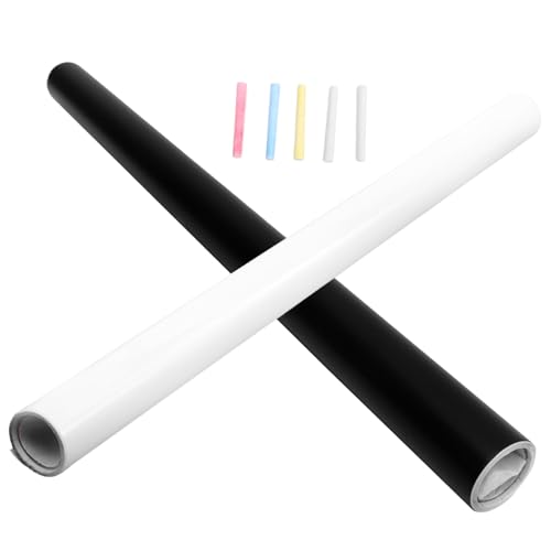 FUNOMOCYA Pegatinas de Pizarra Adhesiva para Pared Unidades Borrado Seco Reutilizable Adhesivo Fuerte para Decoración Infantil y Escritura Paredes o Muebles