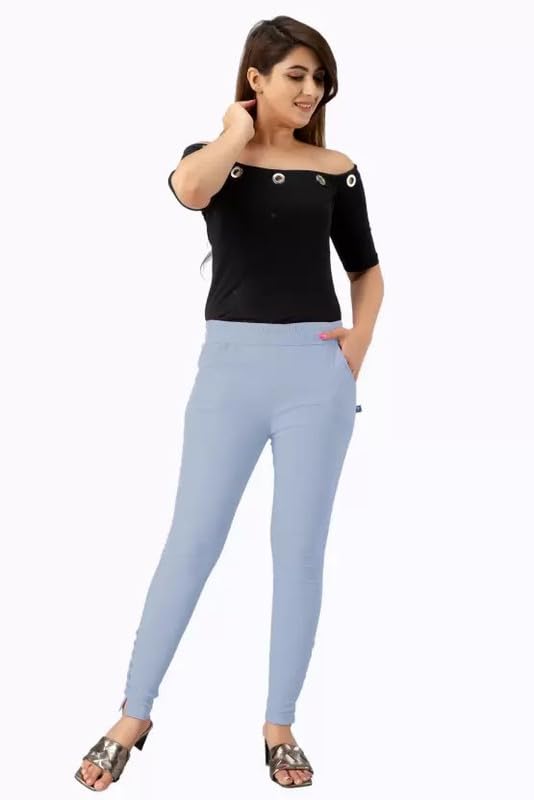 Image of Women's Stylish & Comfortable Jeggings | Stretchable High-Waist Pants BZFW Potali
