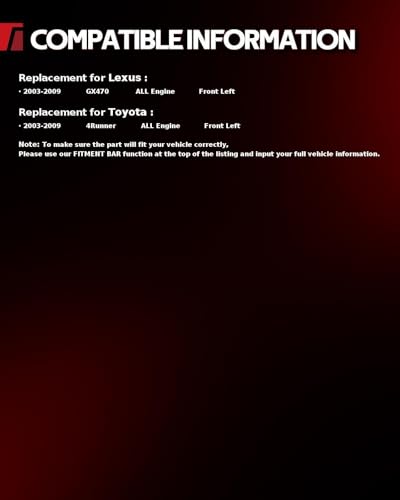 Image of Torchbeam Front Brake Caliper Left for Toyota 2003-2009 4Runner, Lexus 2003-2009 GX470, Front Left Caliper Replace # 192767