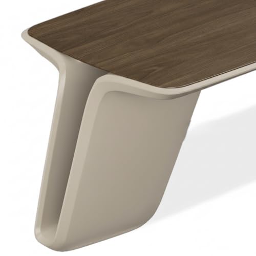 Image of Lakdi The Furniture Co Modern L Shape Director Table for Office with Luxury Executive Desk and Side Storage, Premium Wood Veneer Top & Minimal Design - LDL-718