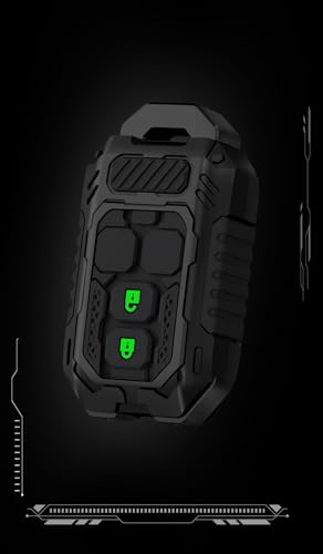 Image of Metal Black Transformer Series Soft Silicon Key Cover for Baleno, Grand Vitara, XL6, Swift, Brezza, Ignis, Ertiga, Dzire, Fronx, Urban Cruiser, Rumion, Glanza, Hyryder, Victoris 2 Button Key