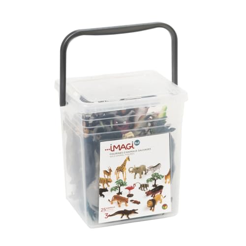 oxybul | Grand Baril de Figurines d'animaux Sauvages | 3 Ans - 6 Ans