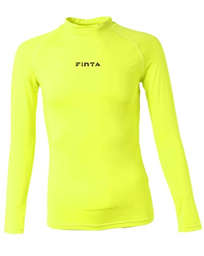 [フィンタ] FINTA サッカー フットサル ジュニア Jr. ハイネック インナー シャツ FTW7028 (036) ライム 130