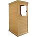 YJSPSSW Infrared Sauna Room Single Room – Premium Hemlock Wood Far-Infrared Sauna Cabin with Bluetooth Music, Ambient Lighting & Sole Control (120V, 1200W, 700×895×1565mm)