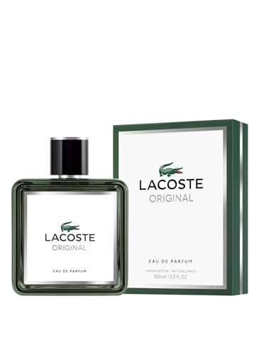 Lacoste - Original Eau de Parfum - Men's Fragrance - Fougere Woody Ambery - With notes of Pink Pepper, Lavender, and Sandalwood - 3.3 Fl Oz