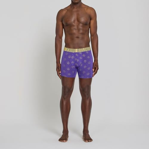 True Religion Mens Underwear Stretch Modal Boxer Briefs for Men Pack of 4