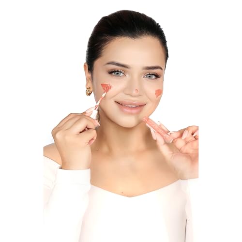 Image of Love Earth Cream Pop Blush - Garnet| Hyaluronic Acid | Smooth, Lightweight, Long-Lasting | Dewy Finish, Easily Blendable| Everyday Natural Glow | Suitable for All Skin Types -2ML