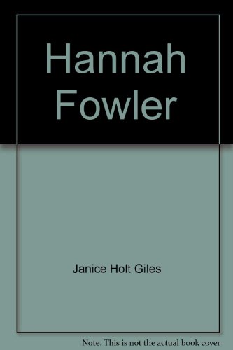 Hannah Fowler B000P4PVLO Book Cover