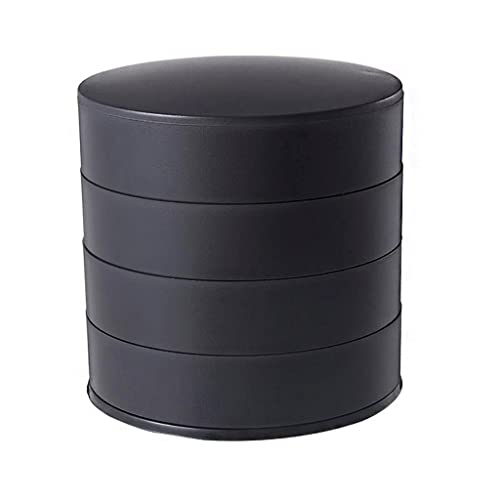 Caja de almacenamiento de cosméticos Caja de almacenamiento de joyería for mujer Caja de almacenamiento de joyería for hombre Soporte de exhibición de plástico Collar Pendientes Pulsera Caja de anillo