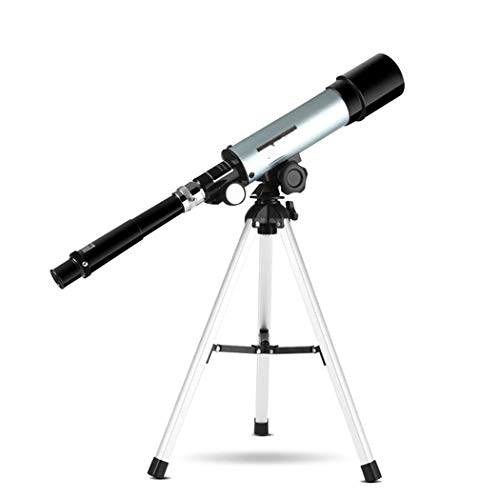 Telescopio infantil para principiantes con trípode ajustable y lente de 50 mm miniatura 6