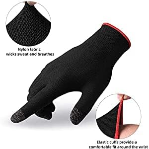 LIMESHOT Universal PUBG Game Full Hand Gaming Gloves, Anti-Sweat Breathable, Touch Finger Nano-Silver Fiber for Bike Riding, Men & Women Gloves 3
