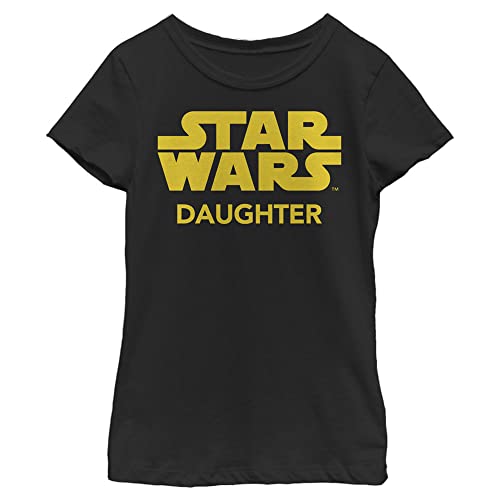 T-shirt Star Wars fille à manches courtes en coton noir taille S