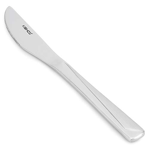 KISHCO Stainless Steel Olympus Dessert/Dinner Knife - Pack of 6 1