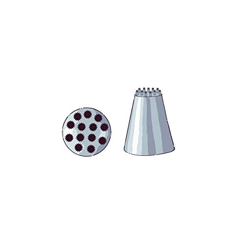 Cake Decorating Icing Tip, Cupcake Piping Tip - #234 Multi-Opening - Stainless Steel