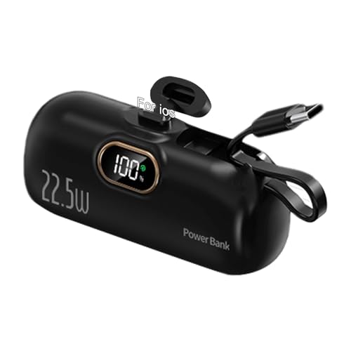 Batteria Powers Bank - PD 22.5W 5000MAH MINI TIPO C POWERS BANK Banche Con Cavo Integrato Per Serie E Più Elettronico