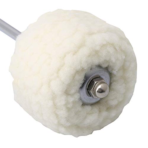 10 piezas de cabezal de mazo para bombo en acero miniatura 3