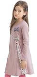 [Bee] ビー リボンワンピース ガールズ 女の子 キッズ リボン チェック ドット 春 秋 冬 sbb01617 100cm アッシュラベンダー