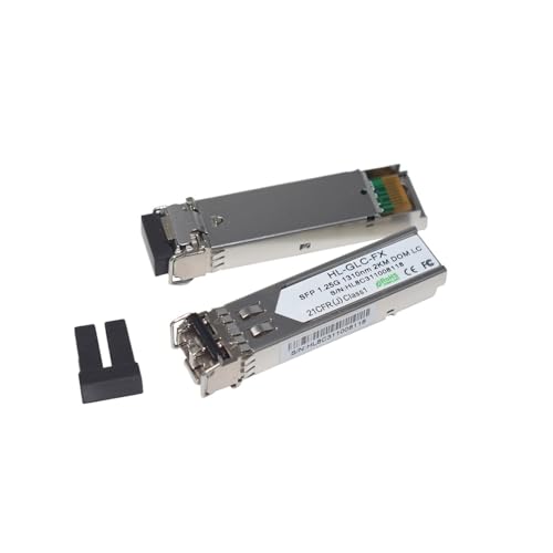 DWFSKZKV 1000BASE-SFP Multimode Fiber 1.25G 2KM 1310nm LC Transceiver SFP(5 pcs)