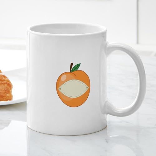 Taza de cerámica Café 11 oz color blanco miniatura 6