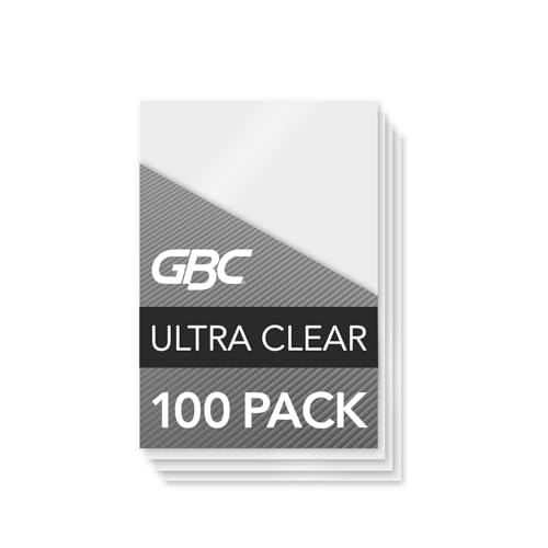 GBC UltraClear Thermal Laminating Pouches, Government ID Size, 5 Mil Thickness, 100 Pouches per Pack (1346556005) by GBC - Used condition - CA$11.04