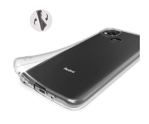 Image of REALCASE Silicone Back Cover Case, Scratch Resistant Protective Crystal Clear Transparent Shock Proof Back Cover Case for Xiaomi Mi Redmi 9C / Xiaomi Mi Redmi 9