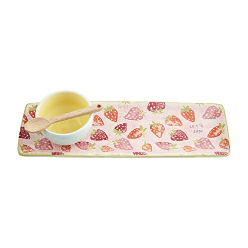 Mud Pie Strawberry Tray & Dip Set, Tray 4