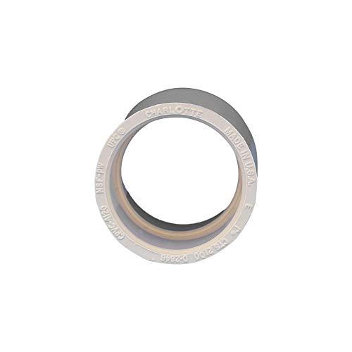 Image of Charlotte Pipe 1 In. Solvent Weldable CPVC Coupling with Stop - 1 Each