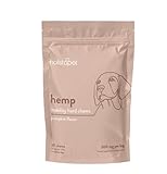 HolistaPet Hemp Mobility Hard Chews, Formulated with Turmeric Root and Boswellia, Maintain Healthy Joint Function, Support Rescue Shelters (30 Chews, 10mg Each, Medium Dogs, Pumpkin)