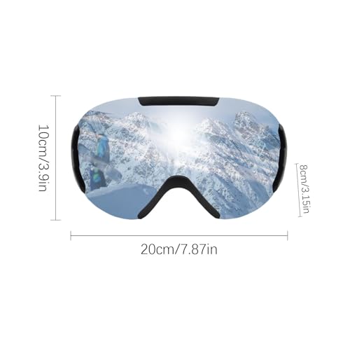 Gafas de ventisca para esquí y snowboard en días de nieve intensa 2