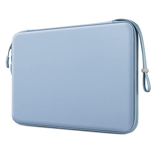 Image of FINPAC 13-inch Hard Shell Laptop Sleeve Case Compatible for 13.3 inch MacBook Pro /Air, Surface Laptop 3 /2, Dell Inspiron 13 /XPS 13, Shockproof & Water-Resistant Notebook Carrying Bag (Frozen Blue)