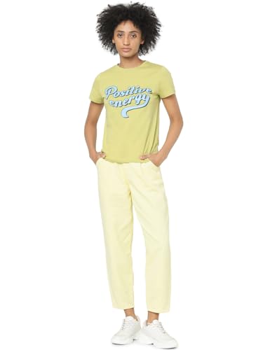 Image of ONLY Women's Cotton Graphic Regular Fit T-Shirt