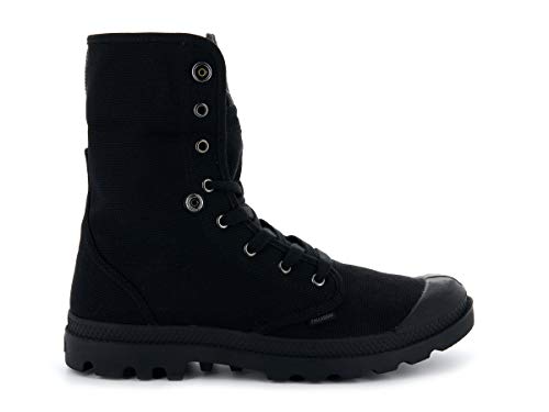 Palladium Boots Mens Baggy Canvas Boots , Black/Black, 10.5 #TOP5