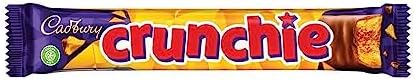 Cadbury Crunchie Chocolate Bar From England Case of 48 x 40g Bars, honeycomb, 67.2 Ounce, (Pack of 48)