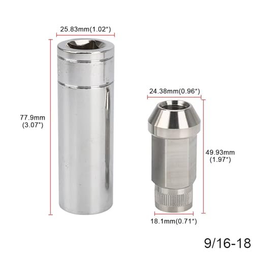 Pernos de rueda de acero M14x1.5 kit de tuercas de rueda de repuesto 3