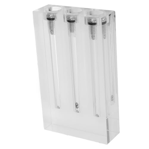 GRIRIW Automotive Oil Quality Comparator 3 Holes Transmission Oil Tester Viscosity Gauge