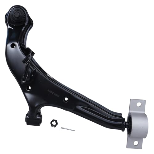 Image of Detroit Axle - 8pc Front Suspension Kit for 2000-2003 Nissan Maxima 2000-2004 INFINITI I35 I30, 2 Lower Control Arms with Ball Joint 4 Outer Inner Tie Rods 2 Boots 2001 2002 Replacement