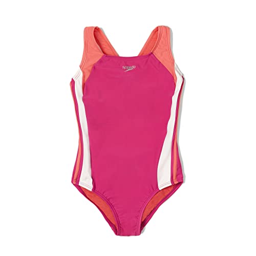 Image of Speedo Girl's Swimsuit One Piece Infinity Splice Thick Strap