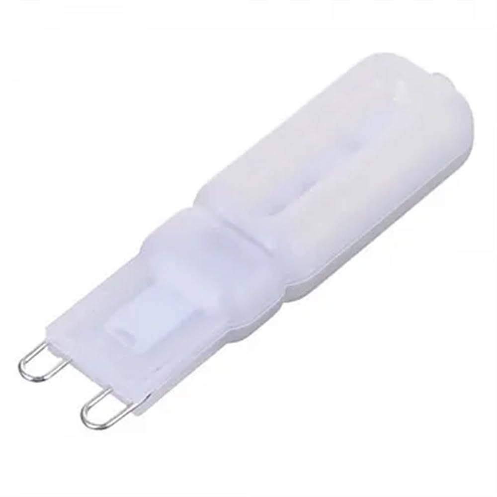 XYAL Lampadine, Confezione da 20, Lampada Faretto LED AC220V Dimmerabile 4W G9 SMD2835 450-550Lm Lampada LED a mais Illuminazione a 360 gradi(Cold White)