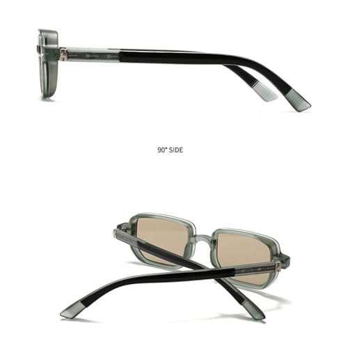 Lunettes de soleil rétro hommes marron verres dégradés UV400