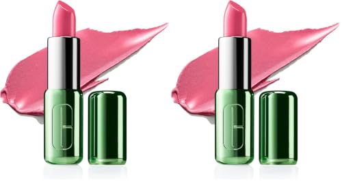 Clinique Pop™ Longwear Lipstick | Hochpigmentierter Lippenstift mit Satin-, Matt- und Glanz-Finish | intensiv + 8-h-Halt (Packung mit 2) – Ansicht 1