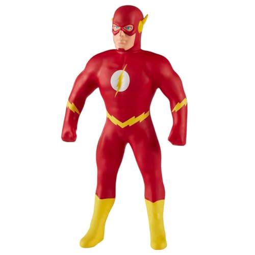 Stretch - Flash de 25 cm, Juguete de la Liga de la Justicia de DC, muñeco superhéroe Que se estira hasta 4 Veces su tamaño y maleable Que vuelve a su Forma Original, +5 años, Famosa (TR305000)