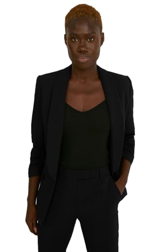 C&A Damen Blazer Viskose|Polyester|Stretch schwarz 46
