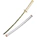 Sword Warrior Spada Demon Slayer 104 cm in Legno Spada-Agatsuma Zenitsu, Katana in Legno Anime Giapponese, Spada Cosplay