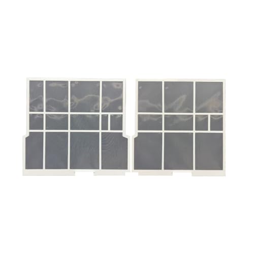 2 Unids/set, Compatible Con TOSHIBA, Izquierda 30,5x27 Cm + Derecha 27x27 Cm Filtro De Aire Acondicionado Tipo Derramado Piezas De Pantalla De Polvo De Aire Acondicionado