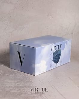 VIRTUE CODE Seamless Essentials Face Masks - Soft 3 Ply Comfort 50 Disposable Face Masks